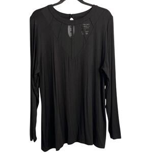 Torrid Mesh Insert Super Soft Knits Long Sleeve Size 2